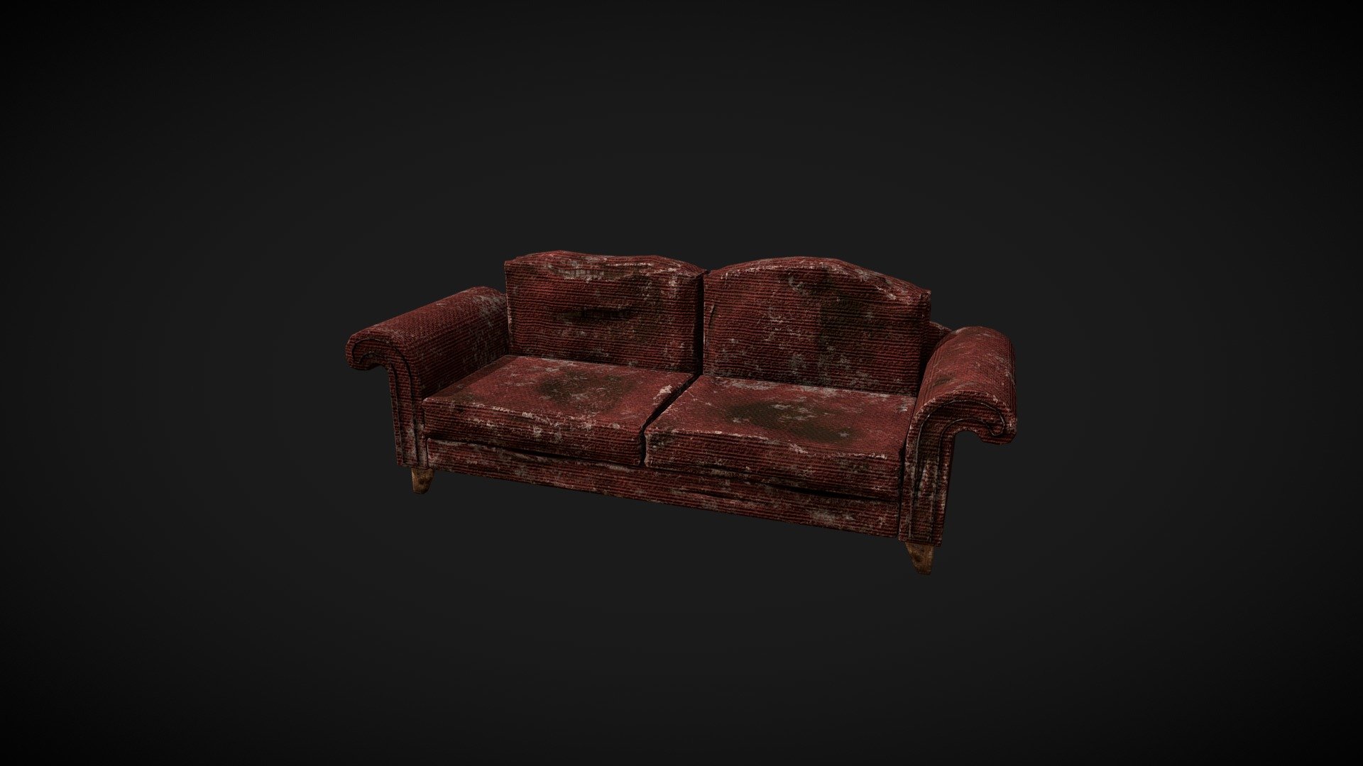 Worn down couch