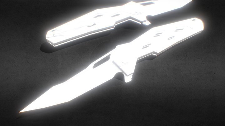 Folding knife 3D Model