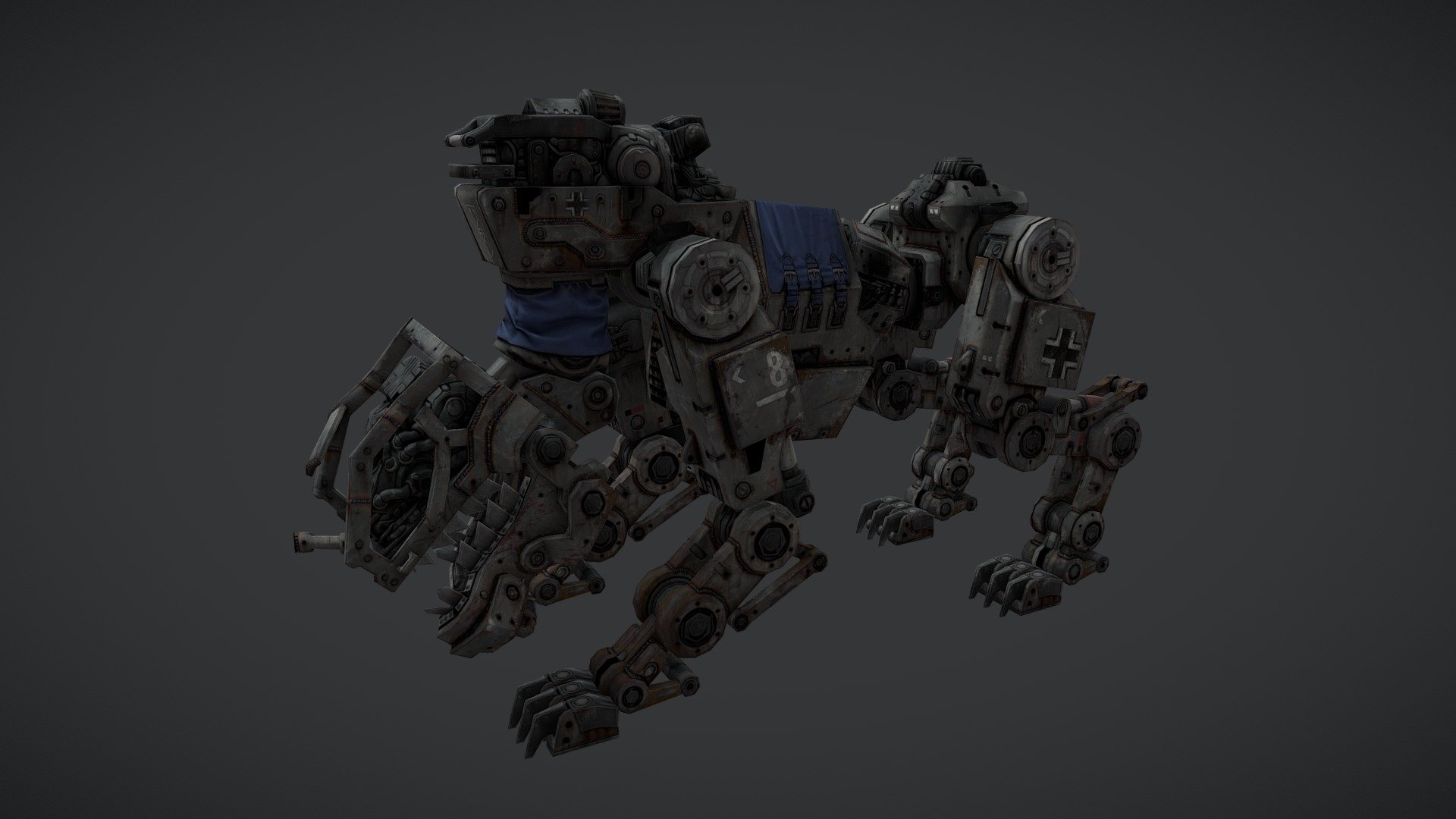 Panzerhund (1946 N) - Download Free 3D model by Nazar Okruzhko (Назар ...