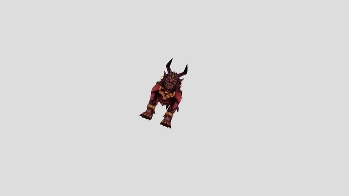 Manticore Monster 3D Model