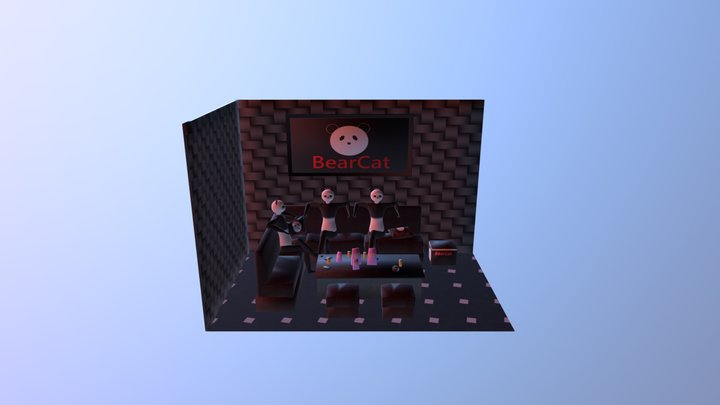 熊貓會 3D Model