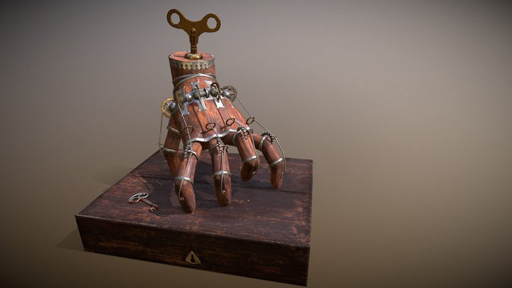 Steampunk hand 3D Model
