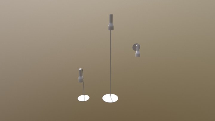 Talk Lamp Obj 3D Model
