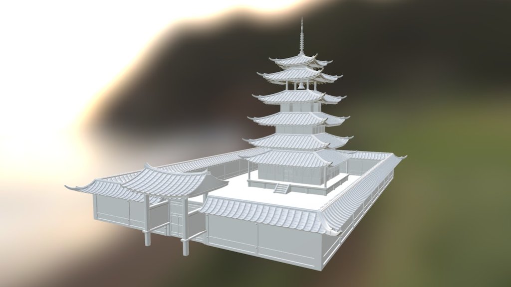 Temple Compound - 3D model by Paul Cruse (@paulcruse) [1eff4da] - Sketchfab