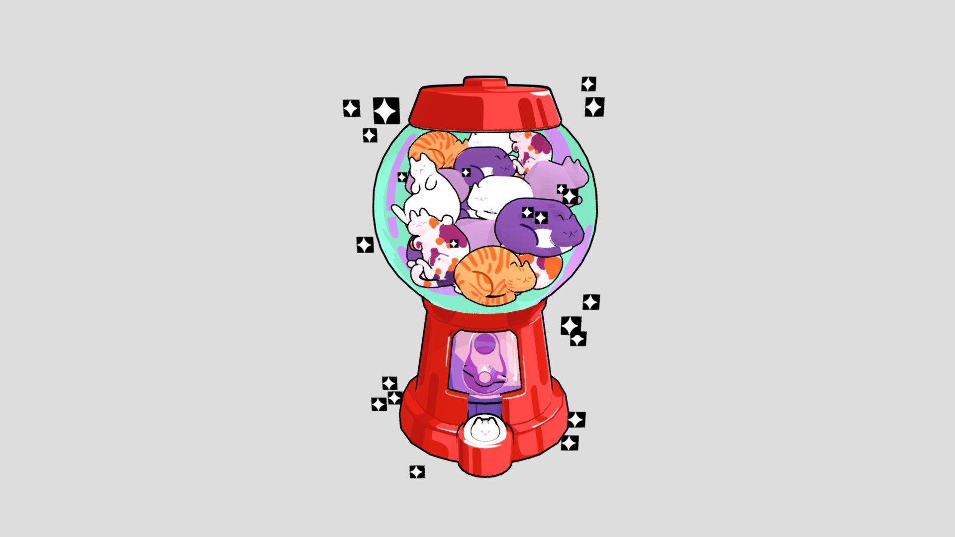 Cat Dispenser Download Free 3D model by Pavluha (klopikc) [1f00627