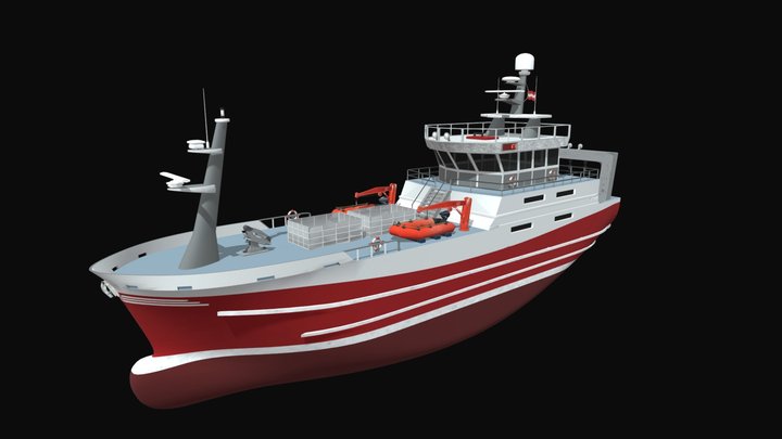 Fishing Vessel VII – Free 3D Model STL
