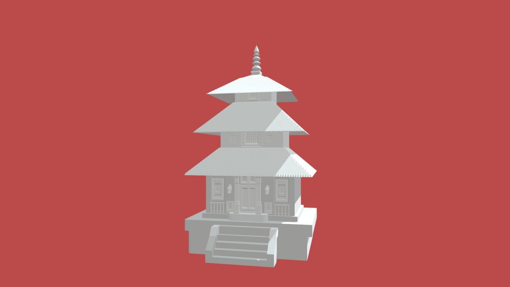 pagoda style temple