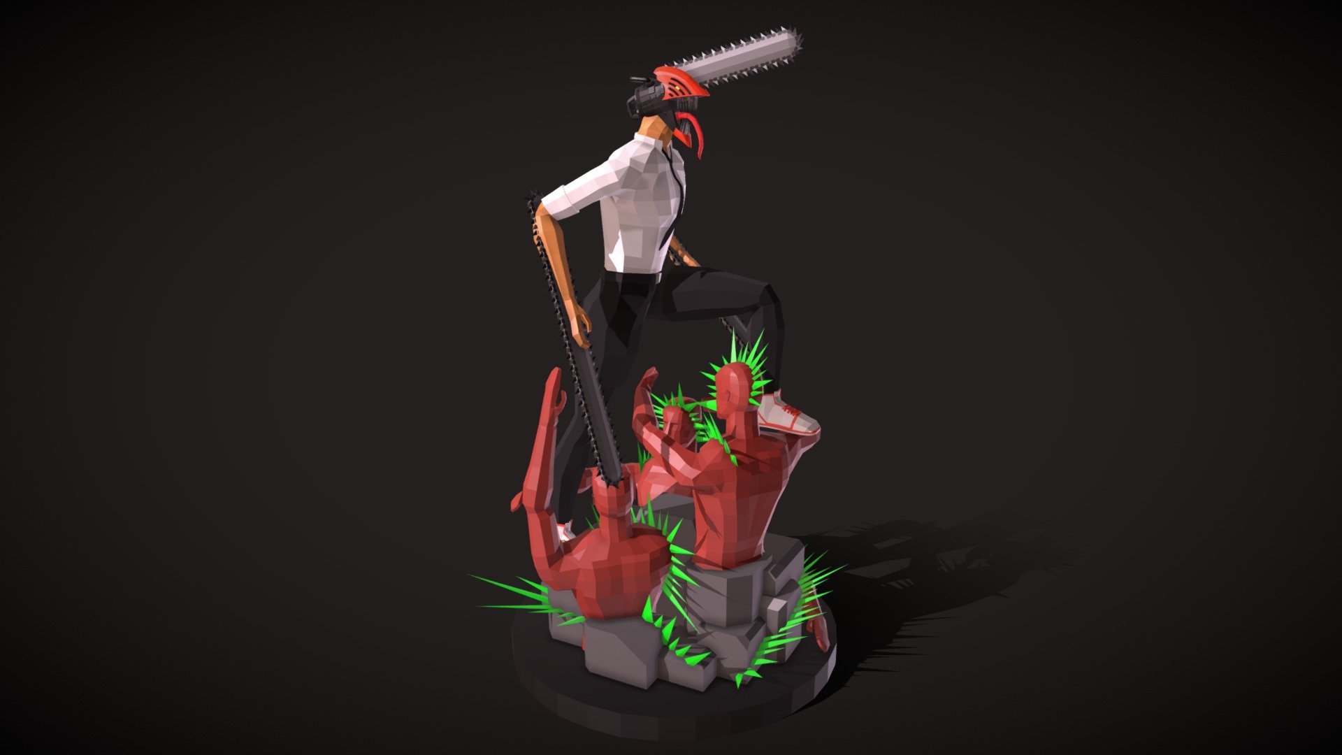 3D file Chainsaw Man – Denji 🪚・3D printable model to download・Cults