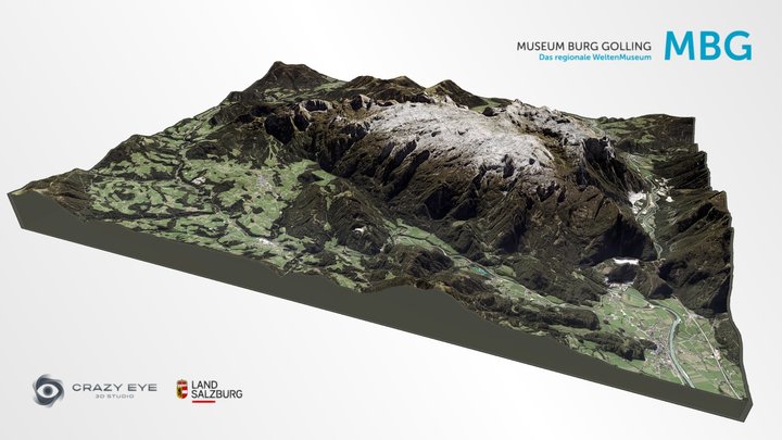Tennengebirge 3D Model
