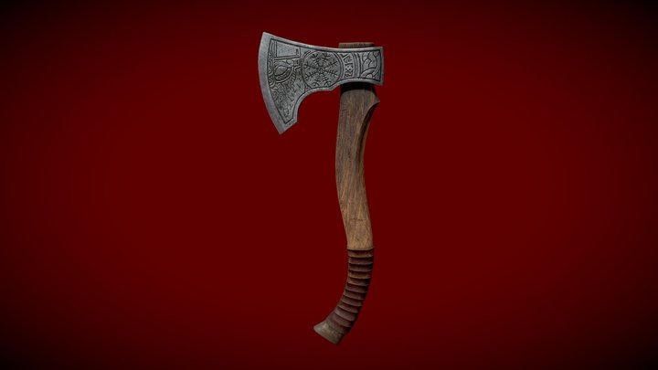 Viking Axe 3D Model