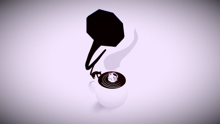 Lofi Latte 3D Model