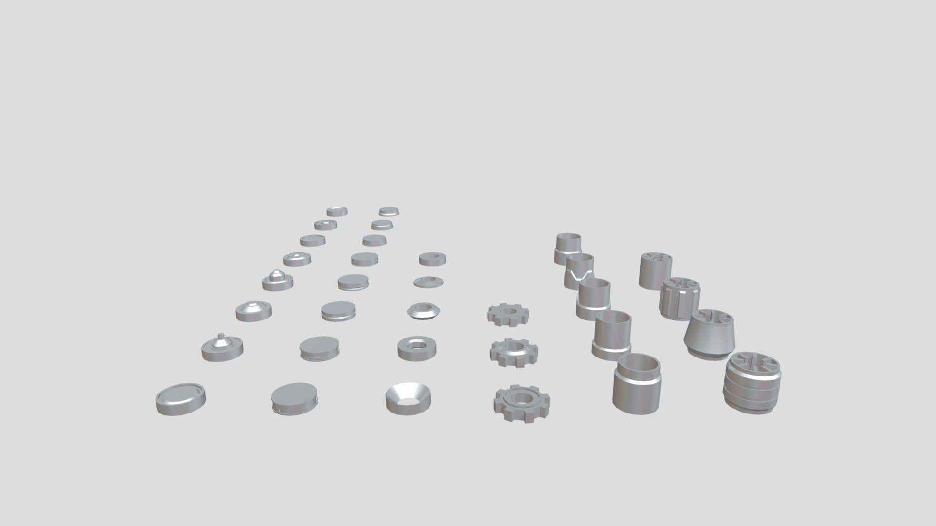 Assorted Kitbash Machine/Gadget Cylinders 2