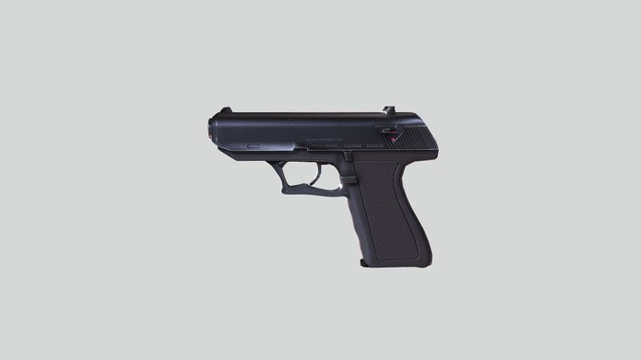 HK P9S 9mm Pistol 3D Model