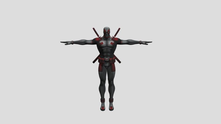 Tsaphnat Spider-Mbuyi (Deadpool) 3D Model