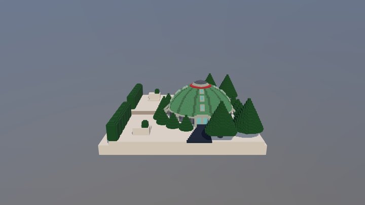 Pavilhão Rosa Mota 3D Model