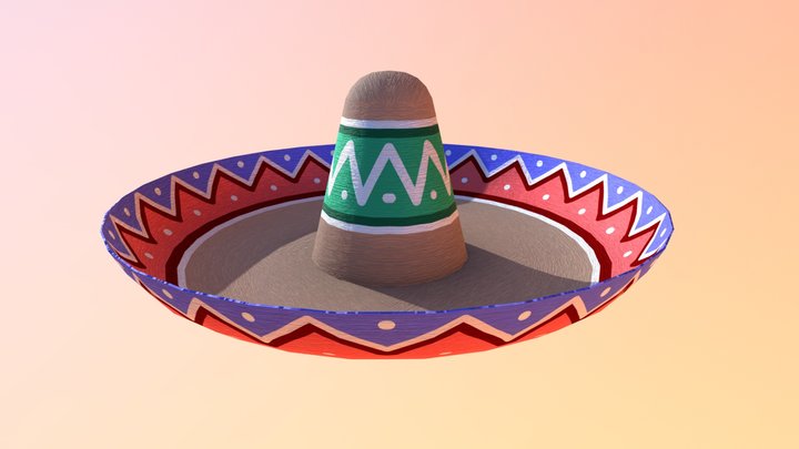 Sombrero 3D Model