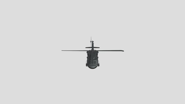 เฮลิคอปเตอร์ใช้งานทั่วไป ฮ.ท. 60 3D Model