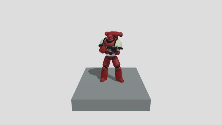Tactical Marine 3D Model
