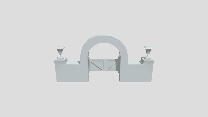The Gate Model 01 3D Model