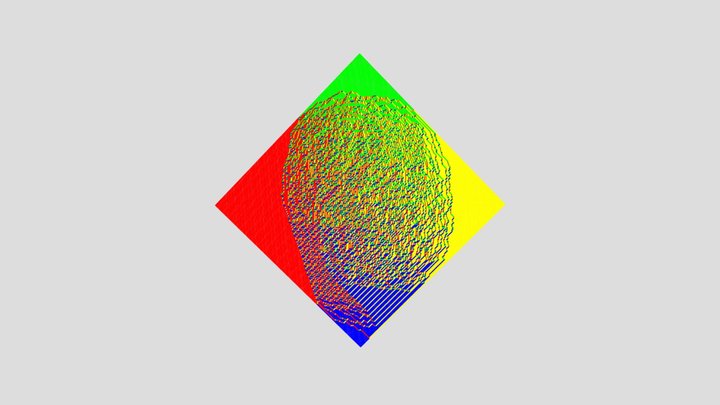 4x4_liquid_solid_gas_size_200 3D Model