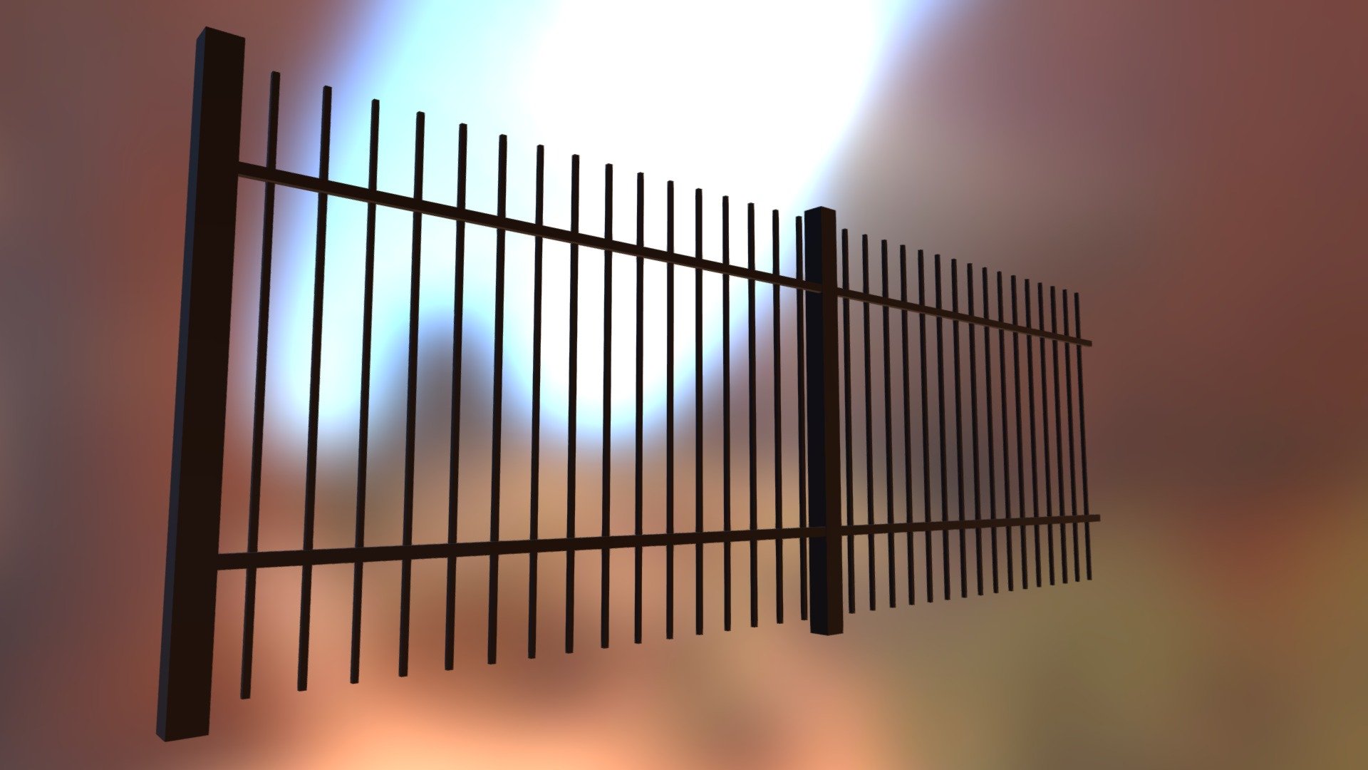 Forest Fence Section