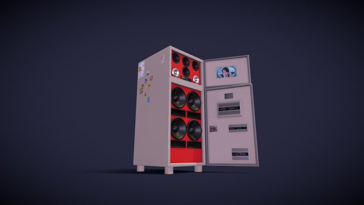 Geladeira Tsunami 3D Model