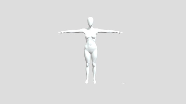 Mannequin Pose 3D Model
