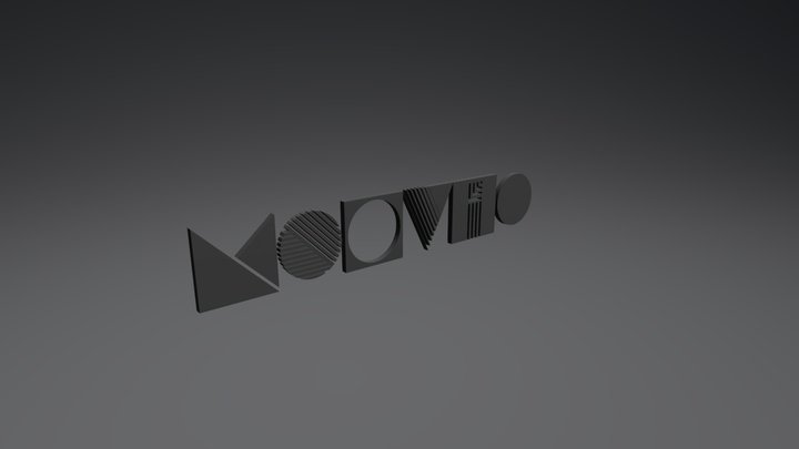 Moovio Logo 3D Model