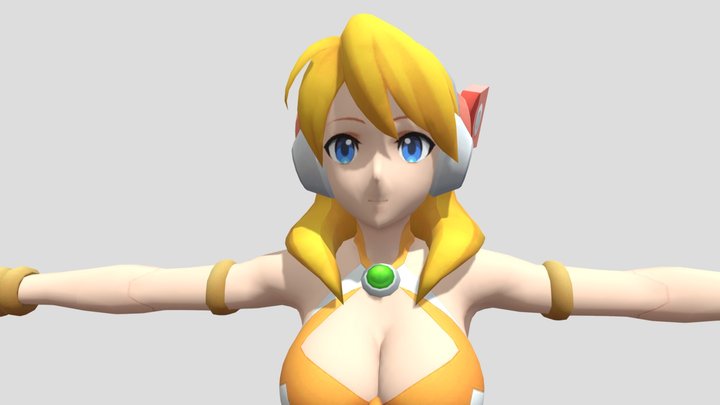 Swimsuit Alia (Mega Man X) 3D Model