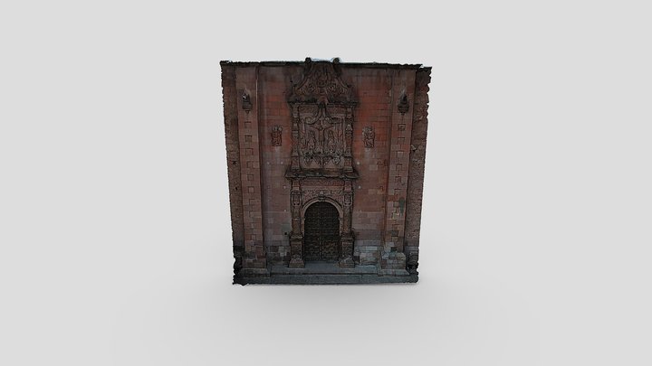 PORTADA LATERAL DE CATEDRAL 3D Model