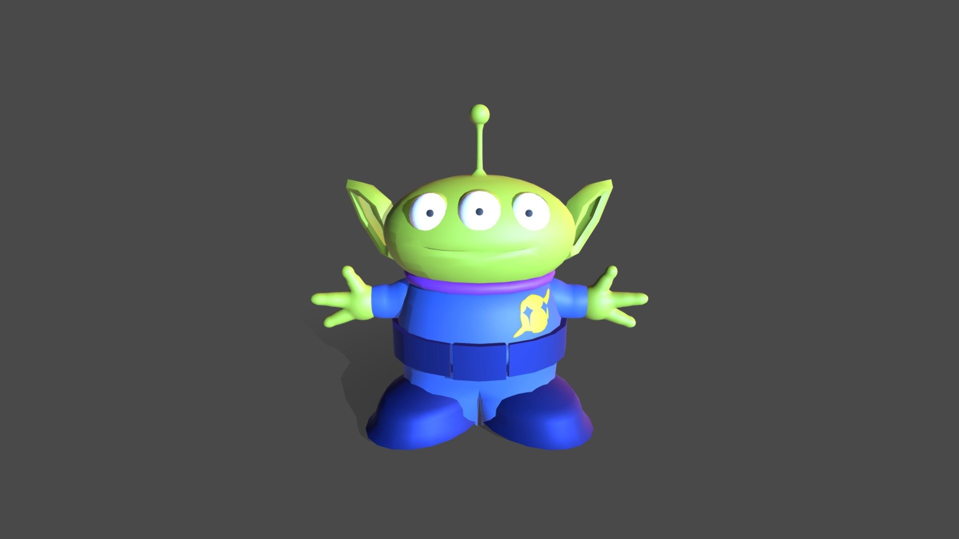 Toy Story Alien - Download Free 3D model by JeSuisNuit