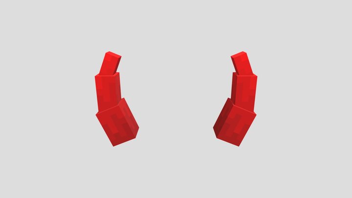 Devil Horns 3D Model