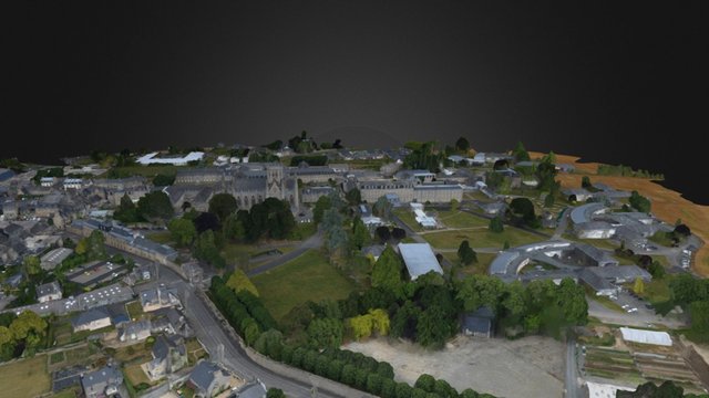 Church in France 3D Model