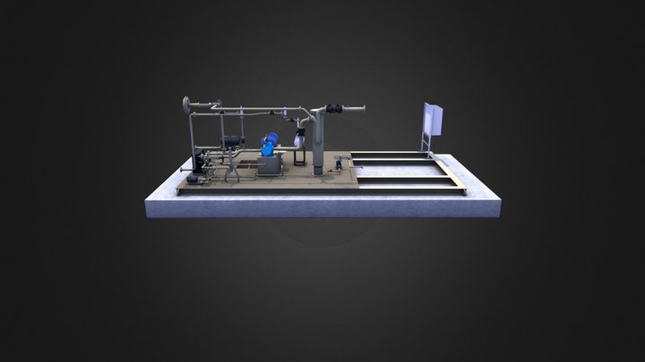 Vapor Recovery Unit (VRU) 3D Model
