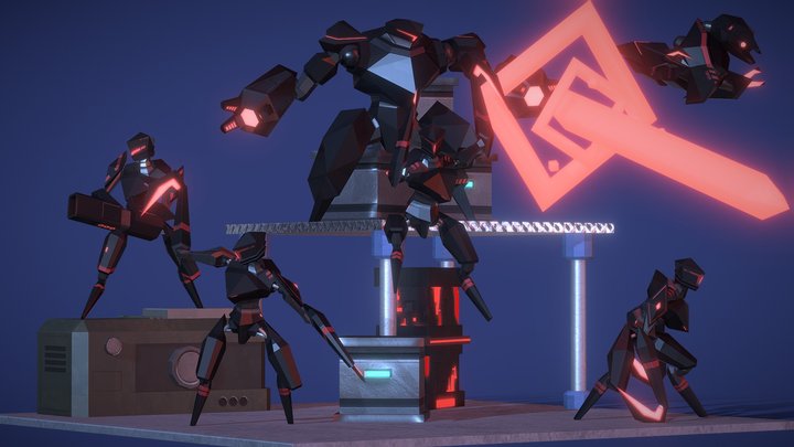 Special Attack Squad "Eremon" 3D Model