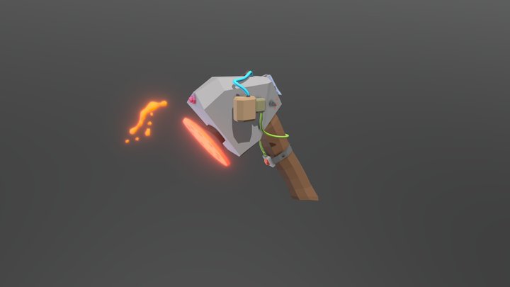 Iron gun 3D Model