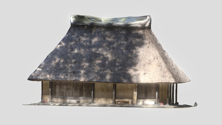 宮崎県総合博物館　民家園　旧藤田家住宅 3D Model
