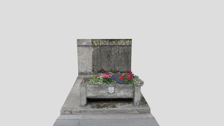 Concrete Planter 3D Model