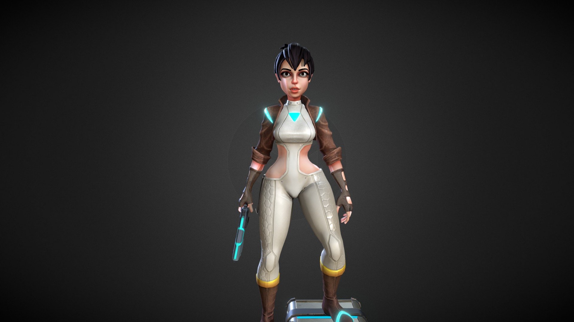 Game Character - 3D model by Aleksandra Kosenko (@alexsvet) [1f16b93 ...
