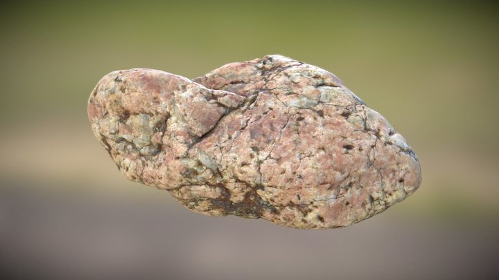Granite stone pink 03 – Modello 3D gratuito STL