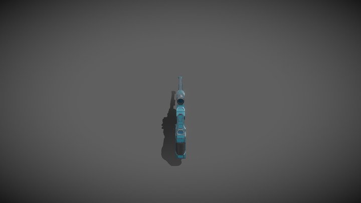 Rifle-low-poly 3D Model