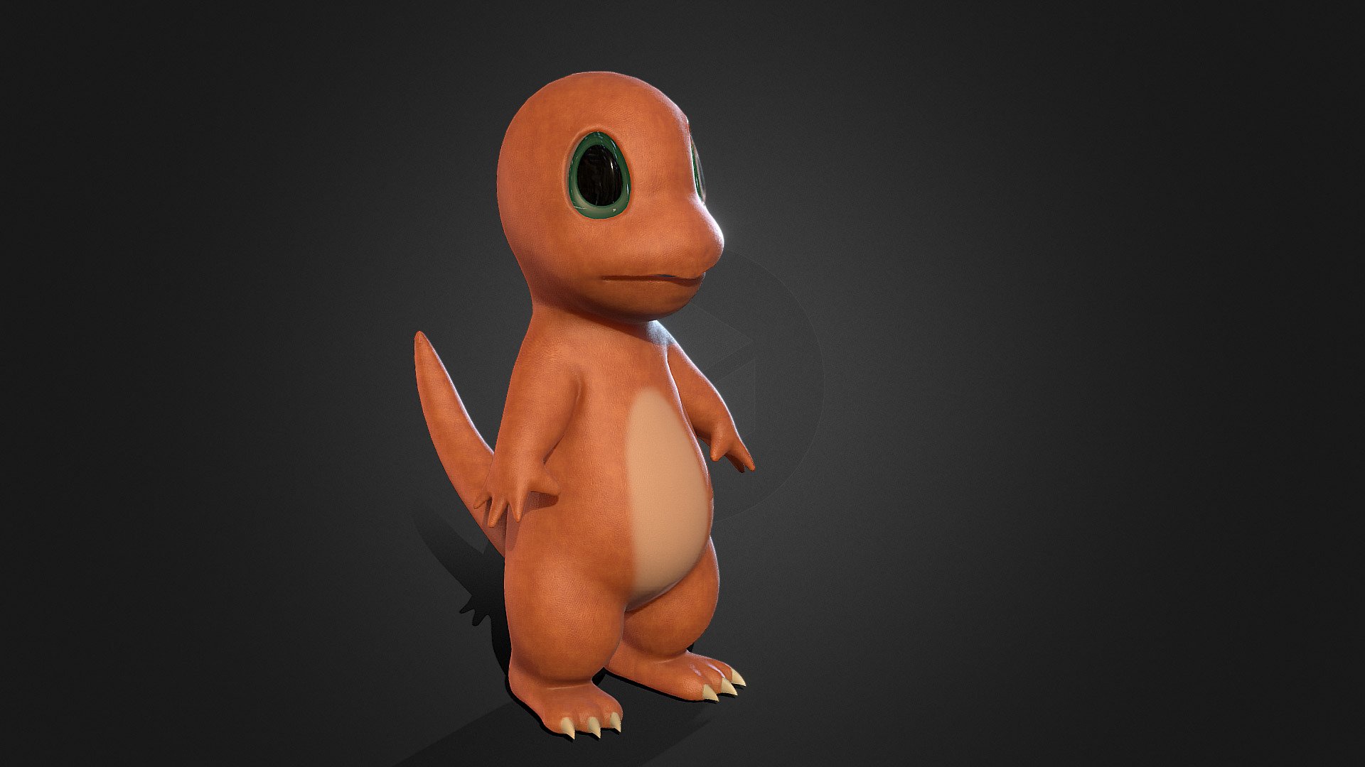 Charmander 'No Flame' (Poke'mon) - 3D model by hybridsuperarts  (@hybridsuperarts) [1f18513], image size:1920x1080