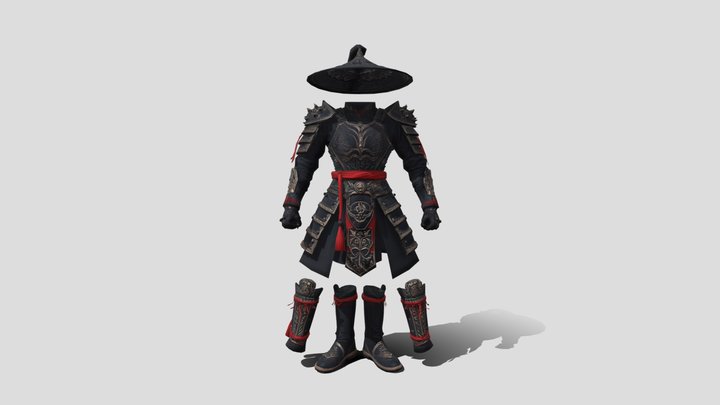 Warrior Character Clothes 3d model free – Modello 3D gratuito STL