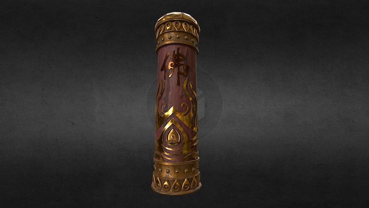 monk weapon 3D Model