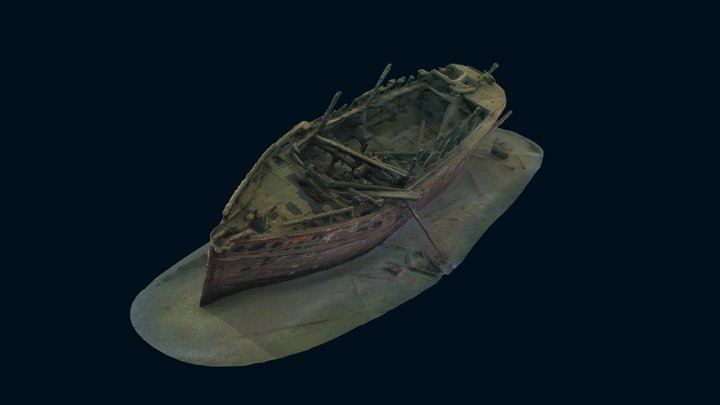 Wolf Bay Wreck 3D Model