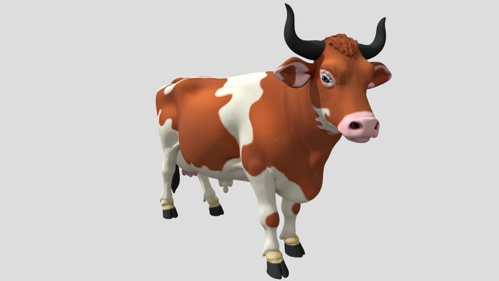Jersey cow – Gratis 3D-model STL