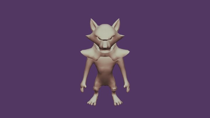Rocket Raccoon - Retopologia 3D Model