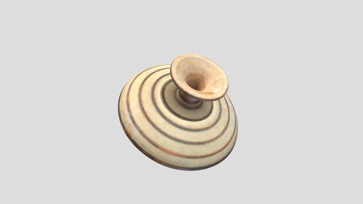 Agias Plat à pied haut ionien Arapidès 3D Model