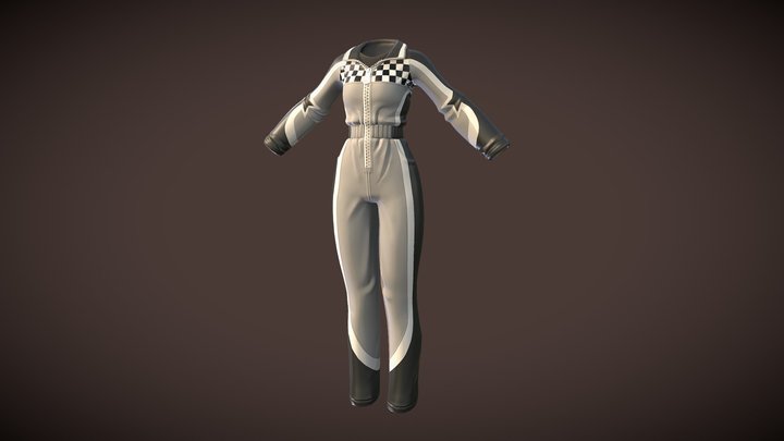 Tafi - Jumpsuit Racer - Female - No Color 3D Model