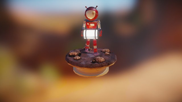 Astronaute 3D Model